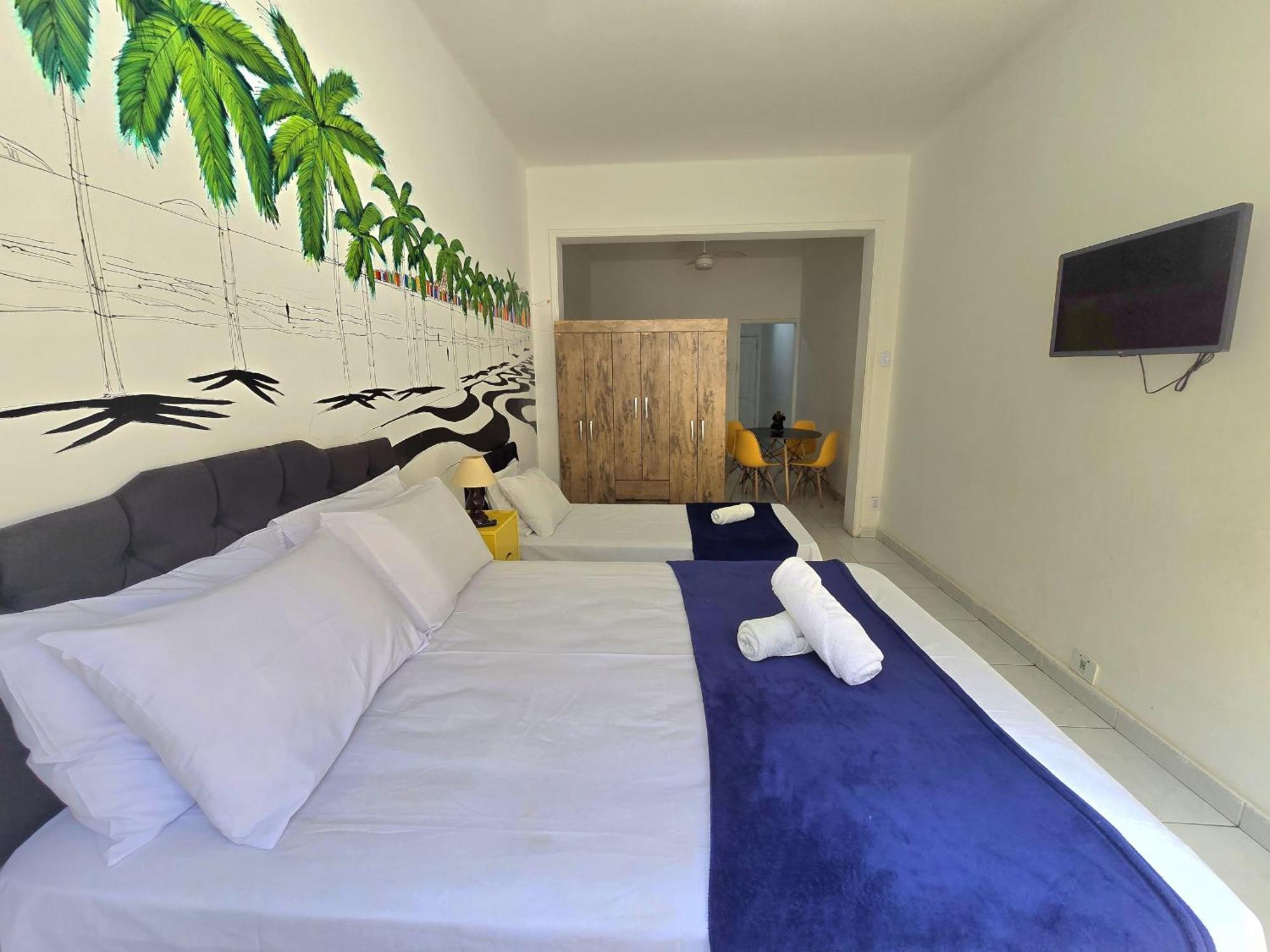 Qto E Sala, Smart Tv, Wi-Fi, Ar-Cond, Praia De Copacabana Rio de Janeiro Eksteriør bilde